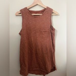 Maternity stripe tank